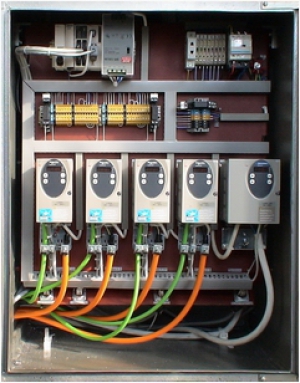Монтажная панель блока управления установкой Ас354-2
